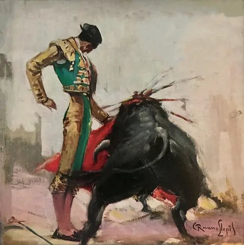 Cuadro Decorativo Torero Ole