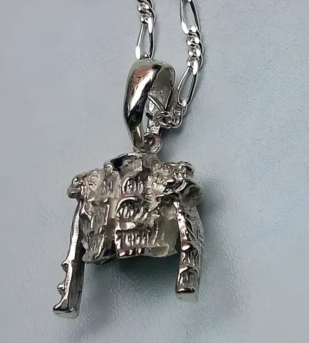 Collar Chaleco De Torero En Plata Ley.925
